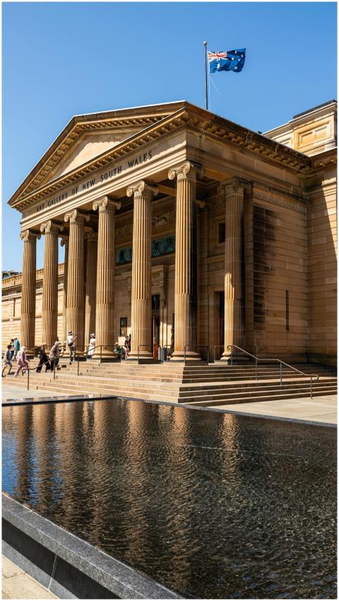 Stunning view of the Art Gallery of New South Wale