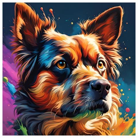 Dog Nature Beautiful Wallpaper Animal