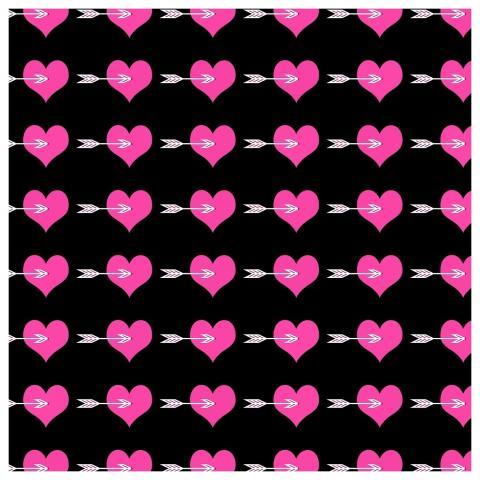 Pattern Hearts Arrows Design