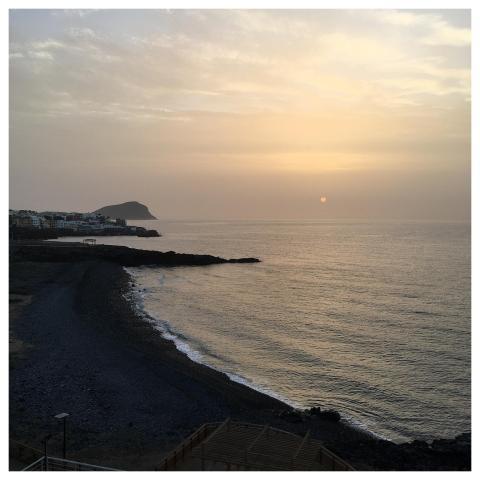 Sunset Views Canary Islands Sea
