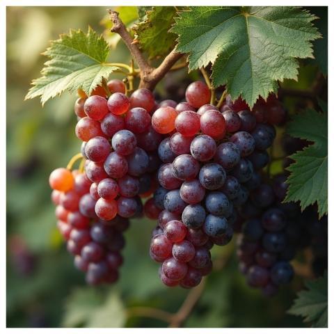 Green Grapes Nature Leaves
