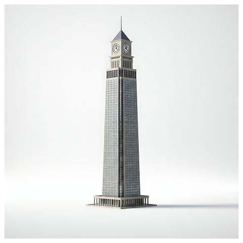 Tower Clock Architecture Modern
