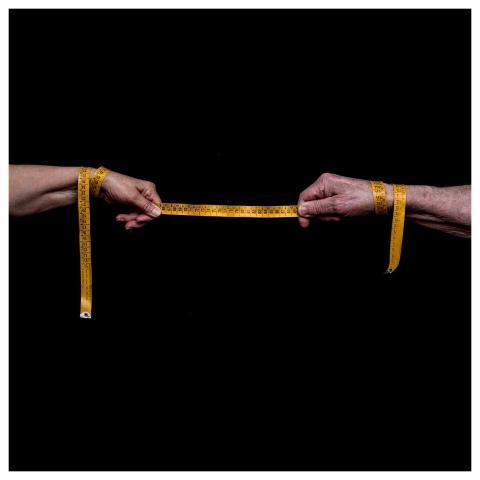 Distance Hands Meter Coronavirus