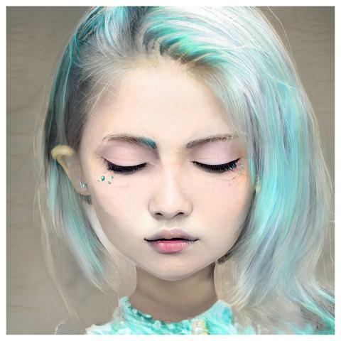 Woman Model Experimental Digital Art