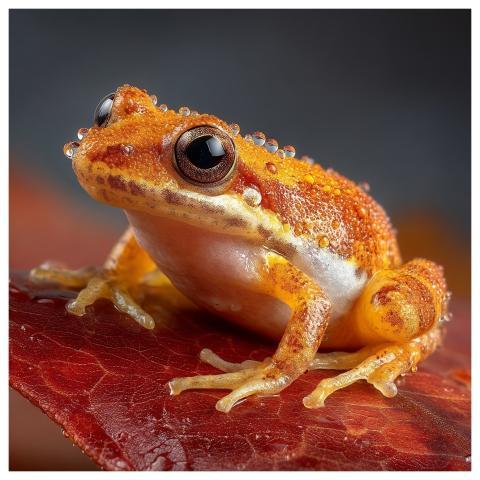 Toadlet Frog Pumpkin Brachycephalus