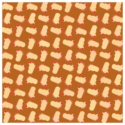 Pattern Feet Barefoot Toes