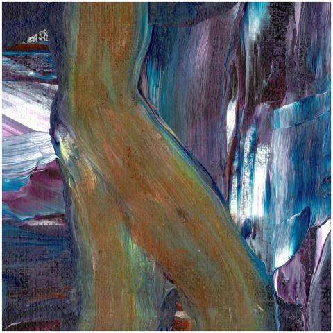 Explore this colorful abstract painting showcasing