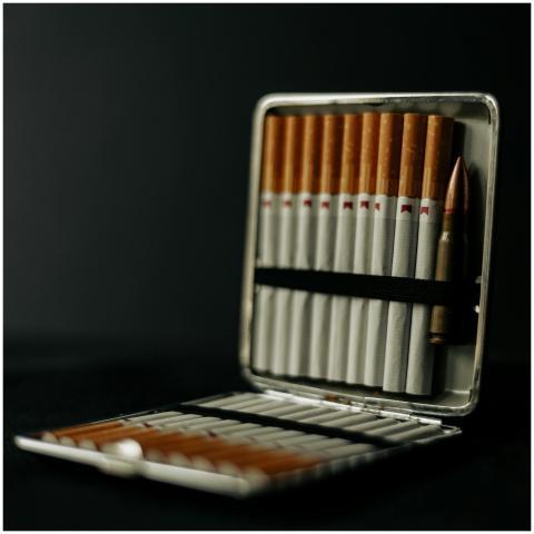 Cigarette Case Bullet Cigarettes