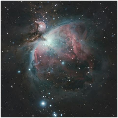 A captivating image of the Orion Nebula (M42) with
