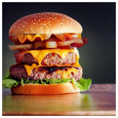 Burger Hamburger Double Patty Burger Meat