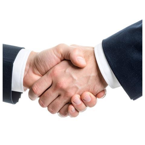 Business Handshake Deal Handshake Suit Sleeve Part