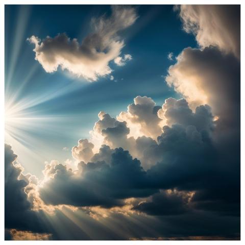 Sunset Sky Clouds Abstract