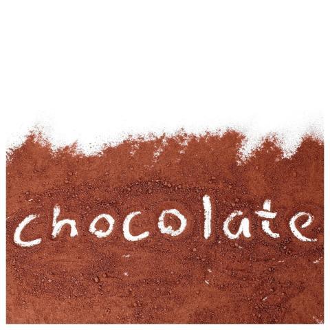 Chocolate Powder Chocolate Text Christmas