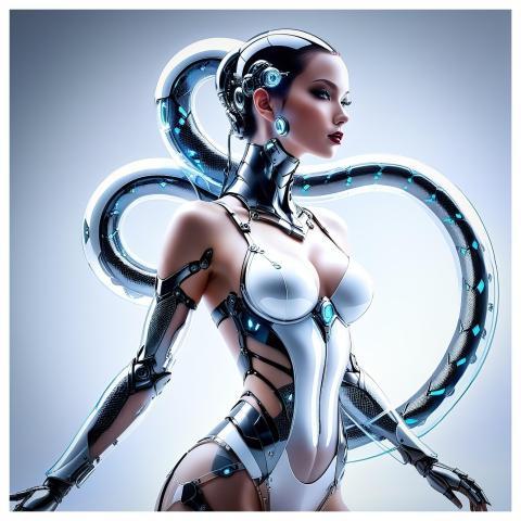 Ai Generated Woman Cyber Digital