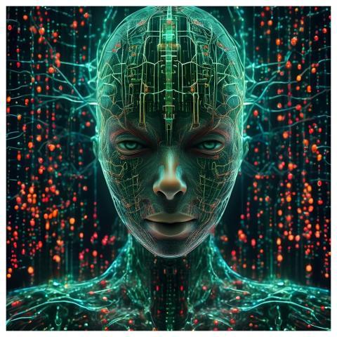 Digital Art Ai Art Cyber Technology