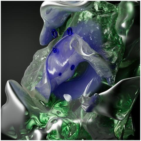 Digital artwork showcasing an abstract representat