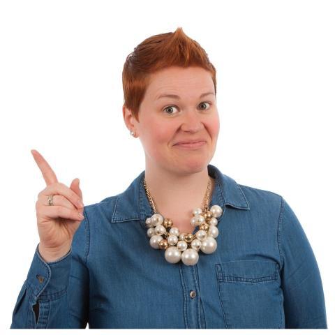 Woman Creative Idea Hint