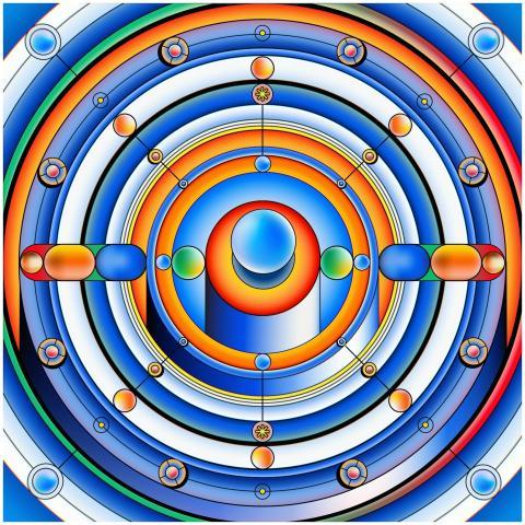 Vivid and intricate abstract design showcasing lay