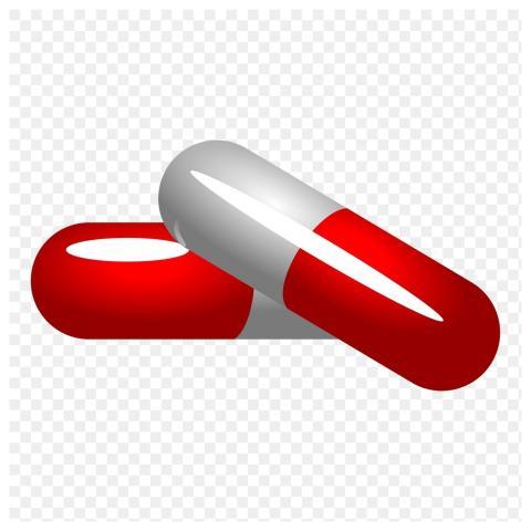 Medicine capsules png sticker, health