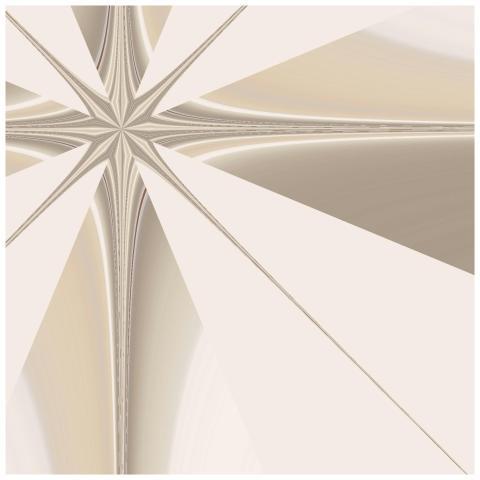 Elegant abstract star design with geometric shapes