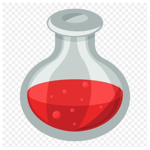 Laboratory flask png sticker education