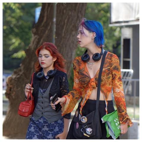 Ladies Young People Casual Headphones