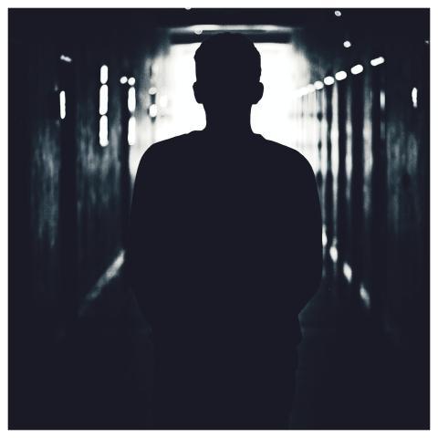 People Man Walking Alone