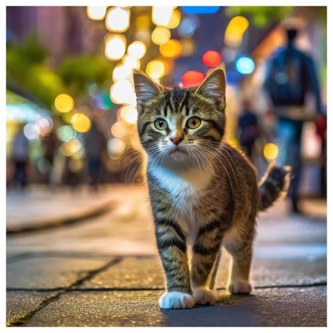 Cat Kitty Curious Animal