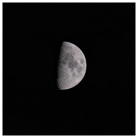 Moon Night Planet Crater