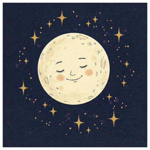 Ai Generated Moon Universe Moonlight