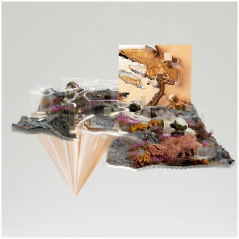 A digital artistic representation of a futuristic