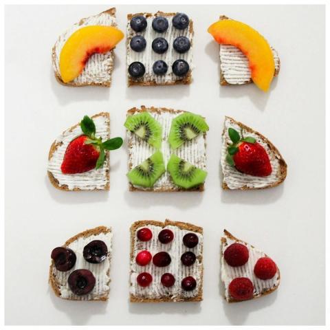 Explore delicious and healthy fruit-topped cream c