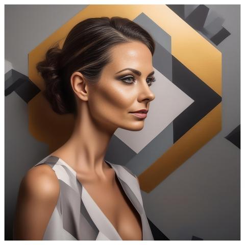 Ai Generated Woman Make Up Stylish