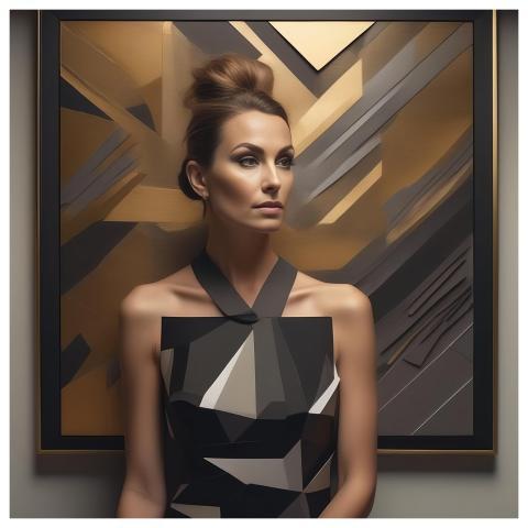 Ai Generated Woman Make Up Stylish