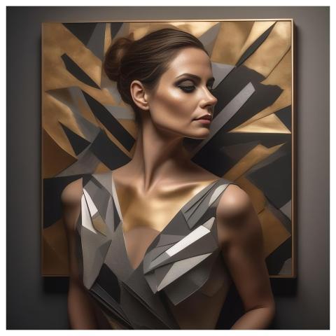 Ai Generated Woman Make Up Stylish