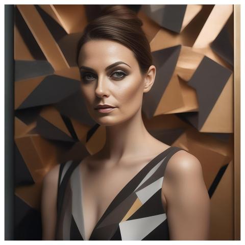 Ai Generated Woman Make Up Stylish