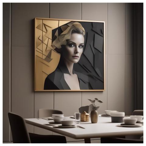 Ai Generated Woman Make Up Stylish