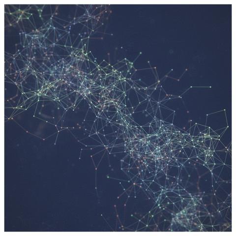 Technology Abstract Network Connection