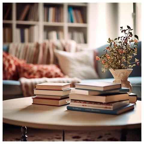 Background Book Coffee Decoration