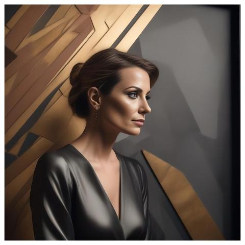 Ai Generated Woman Make Up Stylish