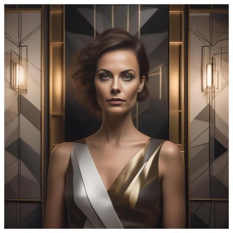 Ai Generated Woman Make Up Stylish