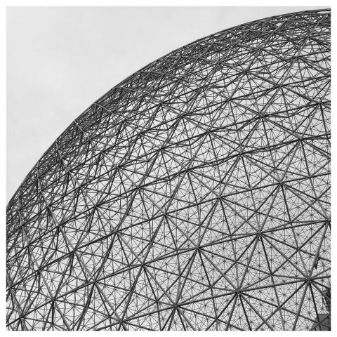 Pattern Futuristic Abstract Round