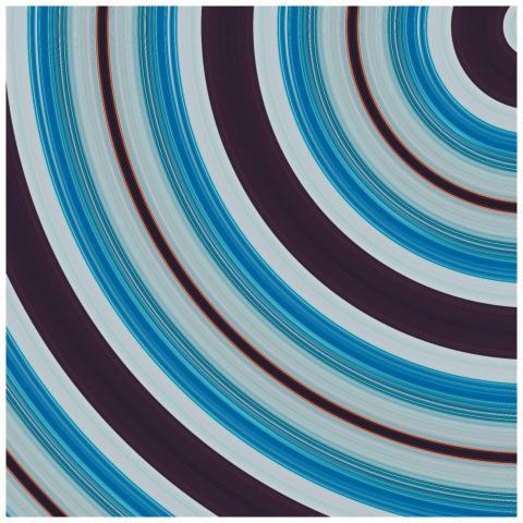 Vibrant abstract art with dynamic blue and black s