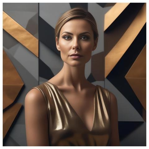 Ai Generated Woman Make Up Stylish