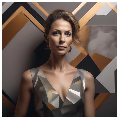 Ai Generated Woman Make Up Stylish