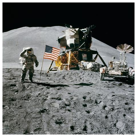 Space Station Moon Landing Apollo 15 James Irwin