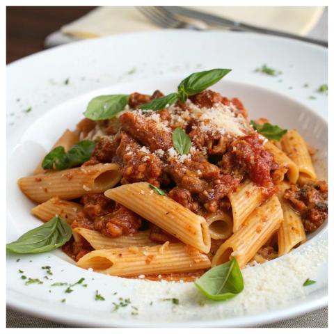 Pasta Spaghetti Noodles Ground Beef