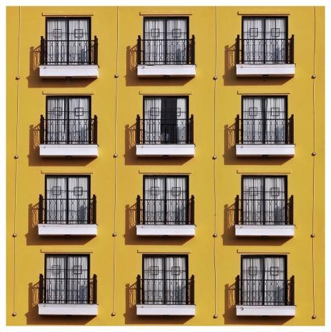 Windows Balcony Hotel Minimalism