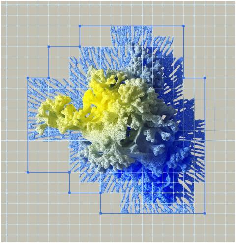 Colorful abstract 3D rendering of neural networks